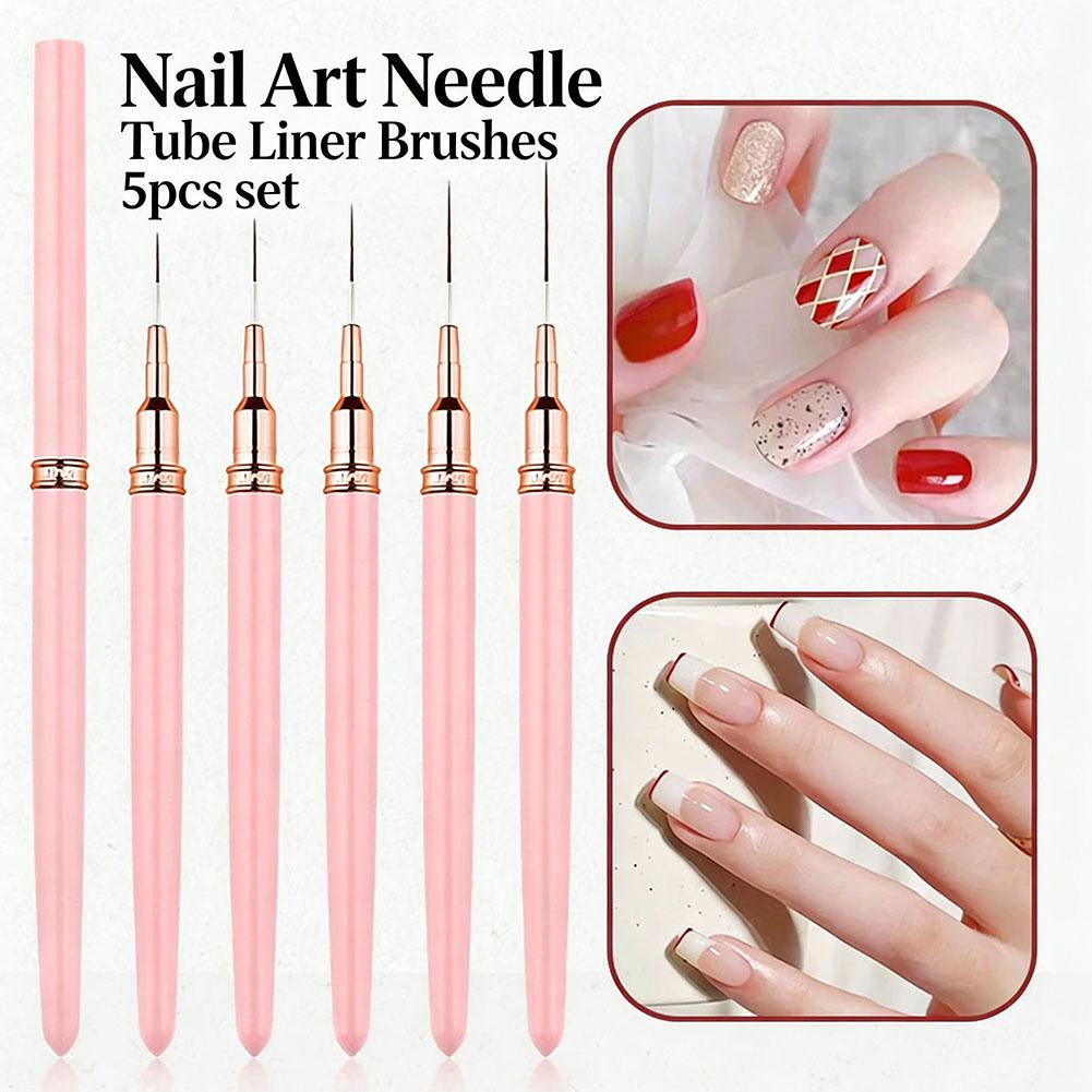 Brush Bristle Set - Lot de 5 pinceaux liner pour