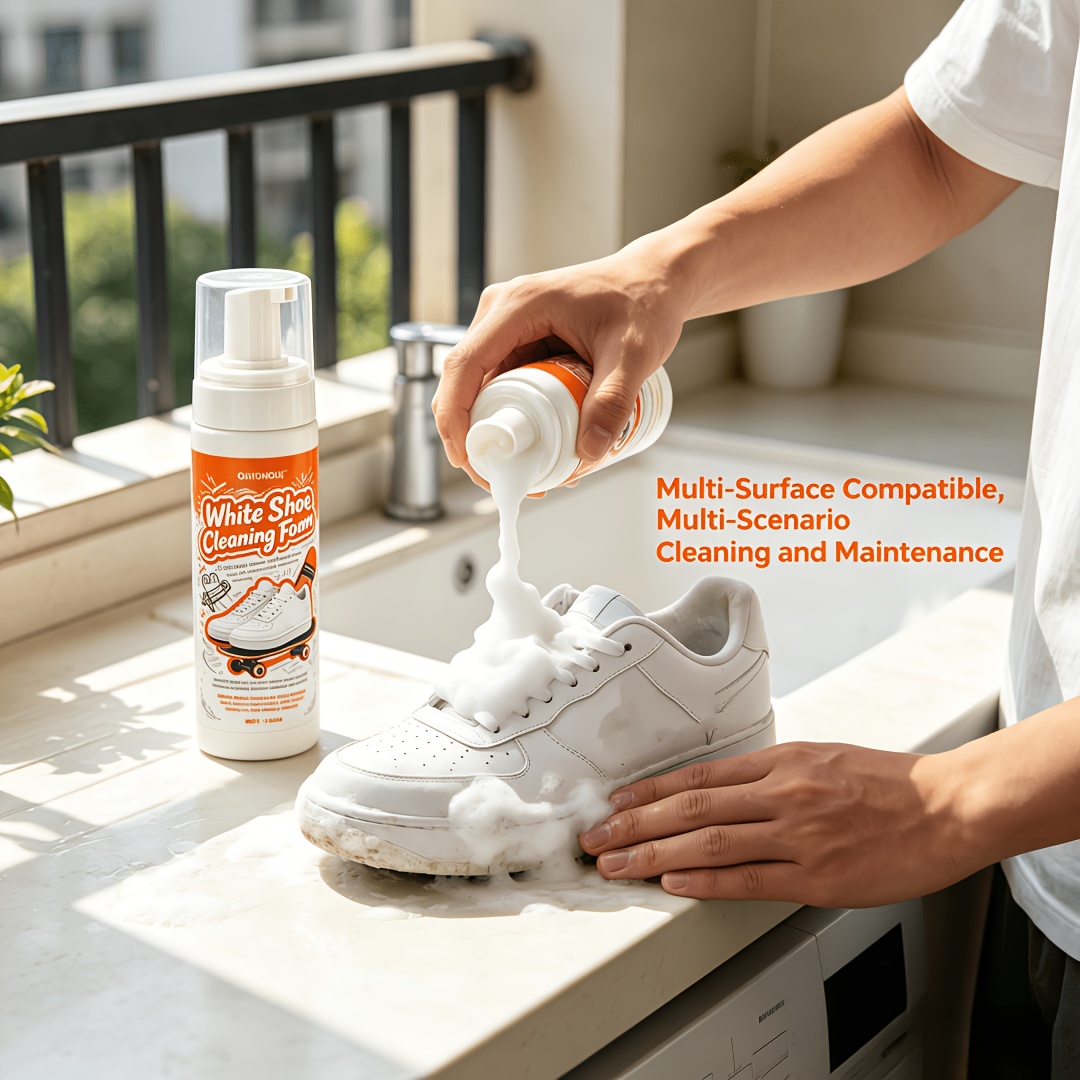 The Sneaker Care - Nettoyant pour chaussures blanches sans rinçage,