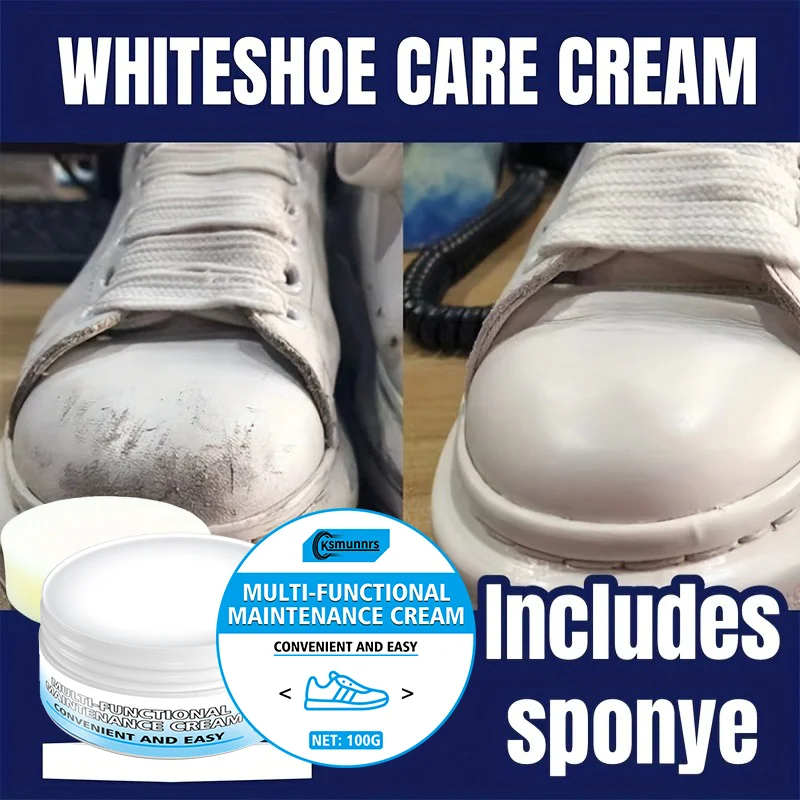 The Sneaker Care - Crème de soin pour chaussures blanches