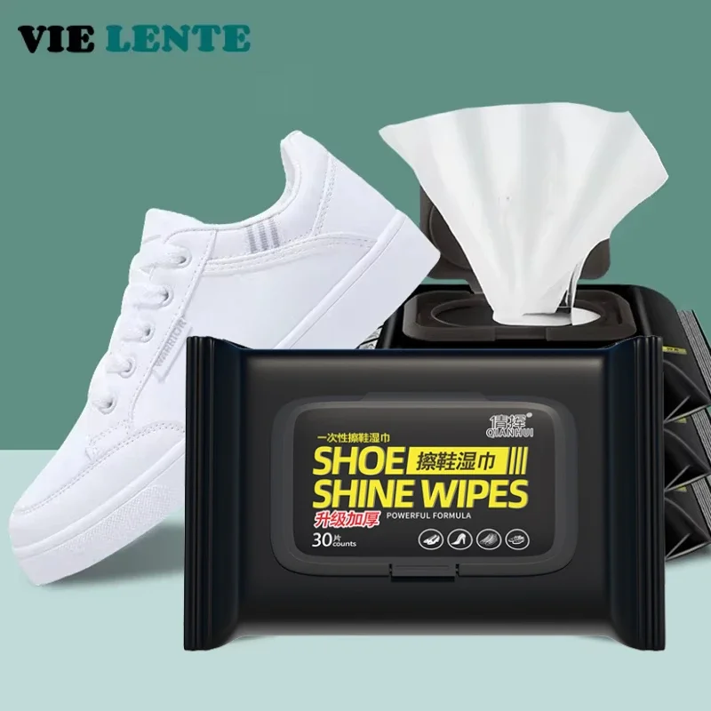 The Sneaker Care - 12-60 pièces chaussures jetables lingettes propres