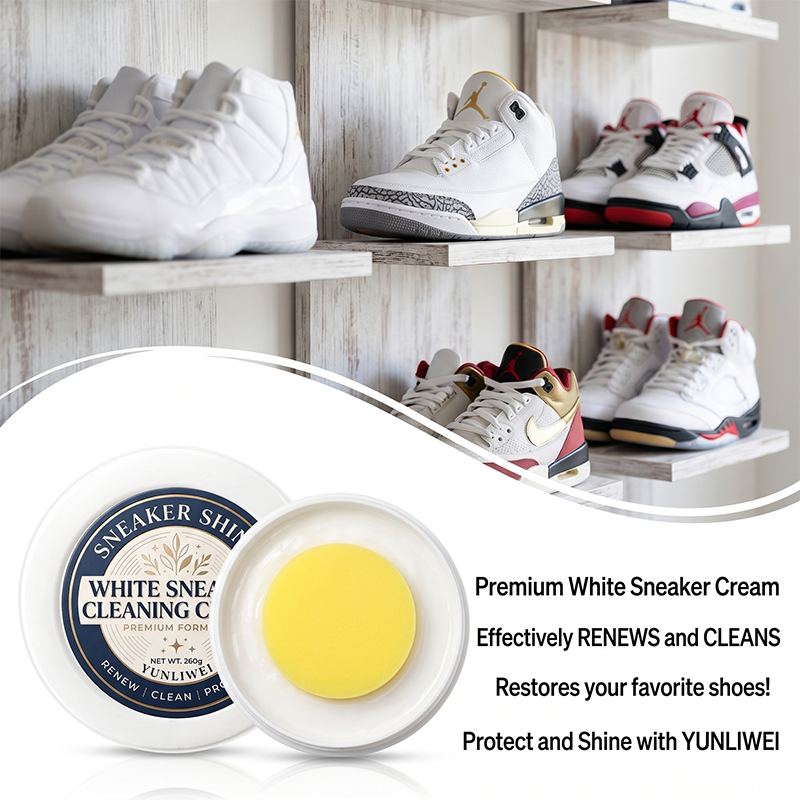 The Sneaker Care - YUNLIWEI Crème Nettoyante Blanche Sans Eau
