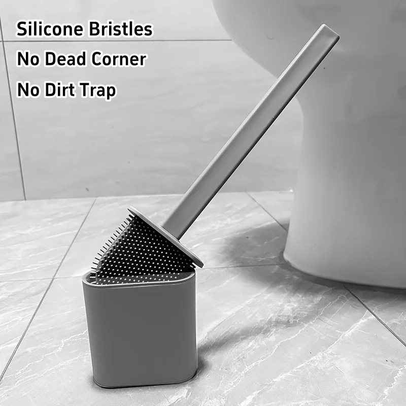 Brush Bristle Set - Brosse de toilette anti-fuite avec base