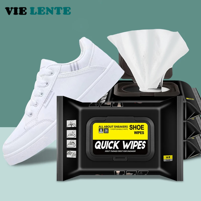 The Sneaker Care - 12 pièces/30 pièces chaussures jetables lingettes