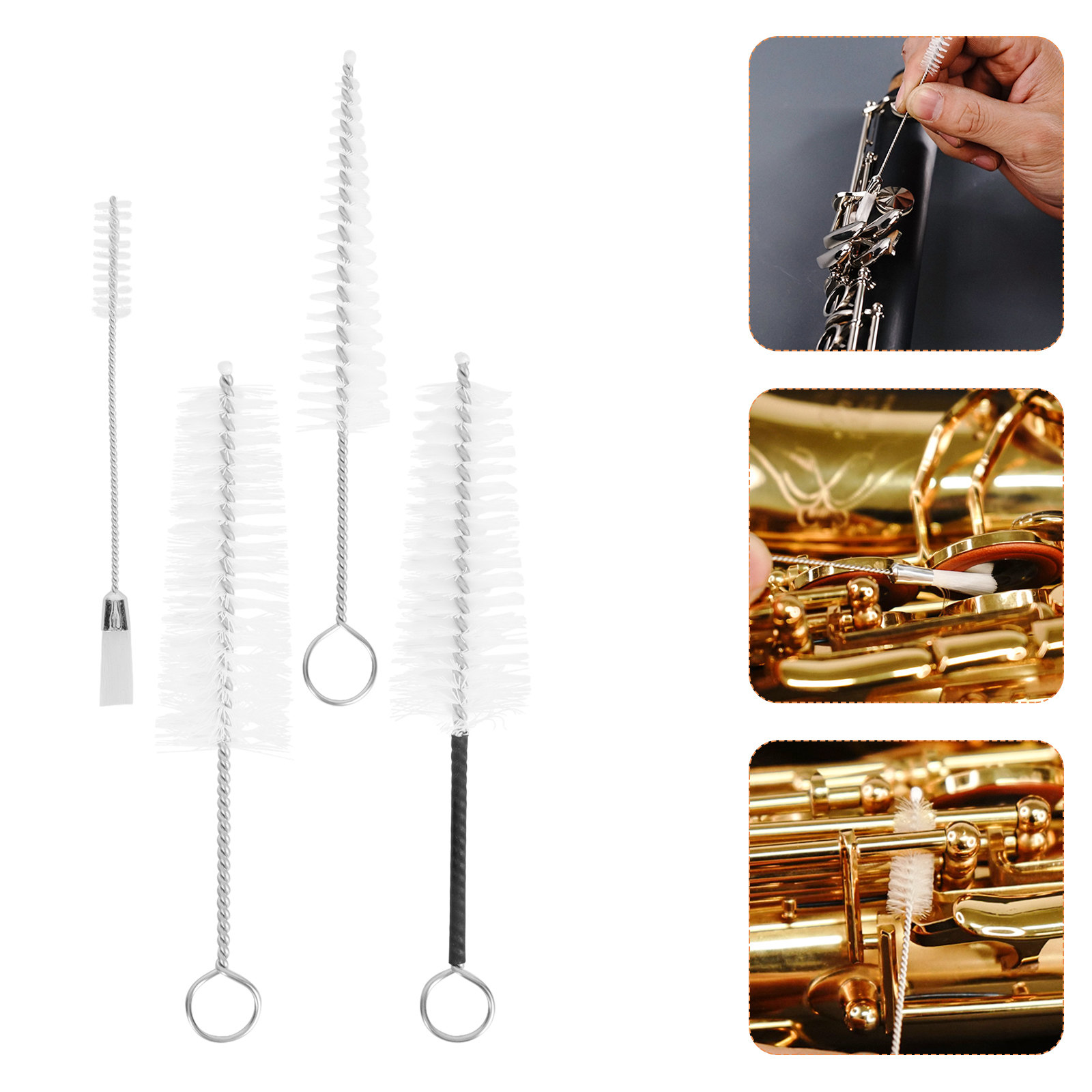 Brush Bristle Set - Lot de 4 brosses de nettoyage
