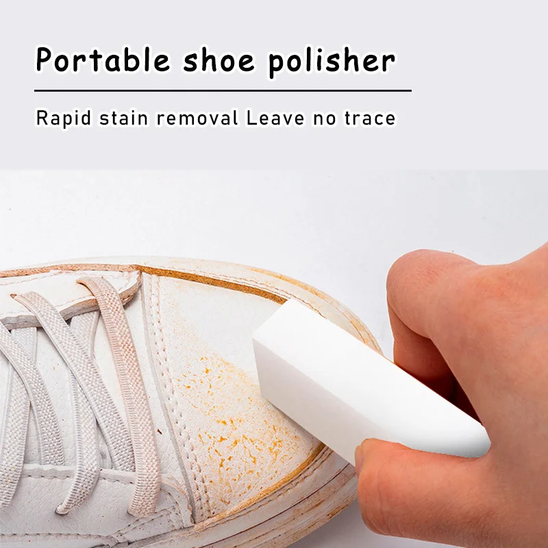 White Sneaker Care Kit - Polisseuse de chaussures Portable pour la