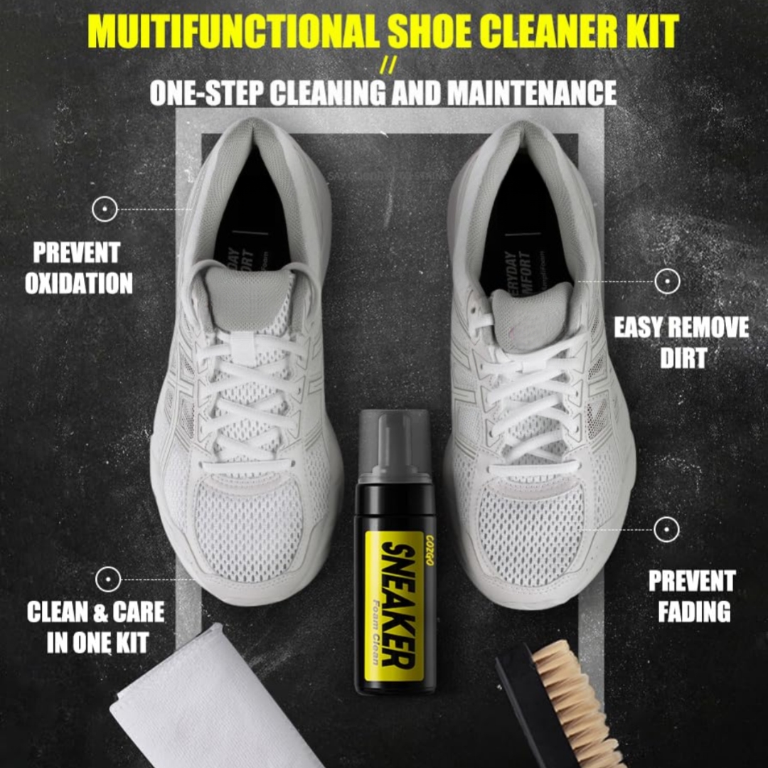 Nettoyeur de baskets en mousse - White Sneaker Care Kit avis et prix