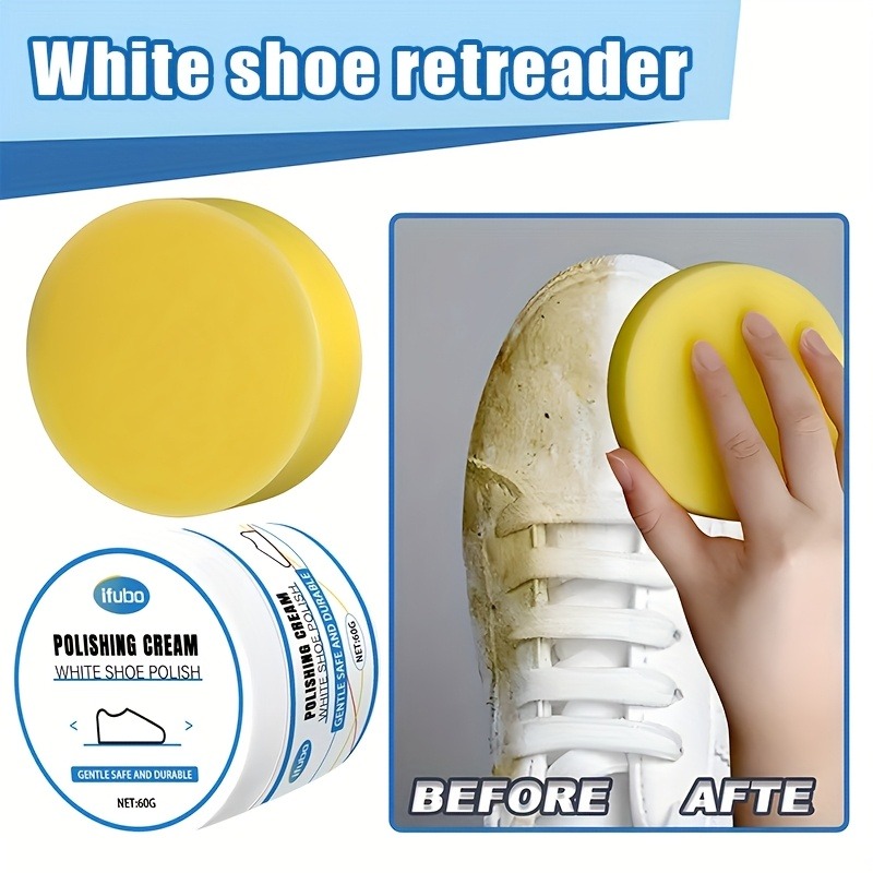 Crème pour chaussures blanche  - White Sneaker Care Kit avis et prix